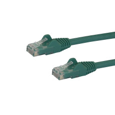 StarTech.com 10ft CAT6 Ethernet Cable - Green CAT 6 Gigabit Ethernet Wire -650MHz 100W PoE RJ45 UTP Network/Patch Cord Snagless w/Strain Relief Fluke Tested/Wiring is UL Certified/TIA