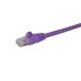 StarTech.com 10ft CAT6 Ethernet Cable - Purple CAT 6 Gigabit Ethernet Wire -650MHz 100W PoE RJ45 UTP Network/Patch Cord Snagless w/Strain Relief Fluke Tested/Wiring is UL Certified/TIA