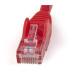 StarTech.com 10ft CAT6 Cable - Red CAT6 Ethernet Cable - Gigabit Ethernet Wire - 650MHz 100W PoE RJ45 UTP CAT 6 Network/Patch Cord Snagless - Fluke Tested/Wiring is UL Certified/TIA