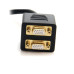 StarTech.com 1 ft DVI-I Analog to 2x VGA Video Splitter Cable - M/F