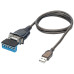 Tripp Lite U209-30N-IND USB to RS485/RS422 FTDI Serial Adapter Cable with COM Retention (USB-A to DB9 M/M), 30-in. (76.2 cm)