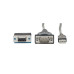 Tripp Lite U209-30N-IND USB to RS485/RS422 FTDI Serial Adapter Cable with COM Retention (USB-A to DB9 M/M), 30-in. (76.2 cm)