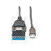 Tripp Lite U209-30N-IND USB to RS485/RS422 FTDI Serial Adapter Cable with COM Retention (USB-A to DB9 M/M), 30-in. (76.2 cm)