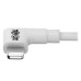 Tripp Lite M100-003-LRA-WH USB-A to Right-Angle Lightning Sync/Charge Cable, MFi Certified - White, M/M, USB 2.0, 3 ft. (0.91 m)