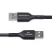 StarTech.com 15ft (4.5m) USB-A to USB-C Charging Cable, Charge & Sync, 3A, USB 2.0, TPE Jacket - Black USB Charging Cord