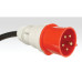 Tripp Lite PDU3XEVSR6G32A 23kW 220-240V 3PH Switched PDU - LX Interface, Gigabit, 24 Outlets, IEC 309 32A Red 380-415V Input, Outlet Monitoring, LCD, 1.8 m Cord, 0U 1.8 m Height, TAA