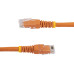 StarTech.com 100ft CAT6 Ethernet Cable - Orange CAT 6 Gigabit Ethernet Wire -650MHz 100W PoE RJ45 UTP Molded Network/Patch Cord w/Strain Relief/Fluke Tested/Wiring is UL Certified/TIA