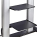 StarTech.com Rolling TV Cart/Stand On Wheels For 60-100inch Flat Screens Up To 220lb (100kg), Height Adjustment via Hand Crank, Mobile/Portable Trolley Mount