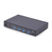 StarTech.com 4-Port KM Switch with Mouse Roaming, USB Switch for Keyboard/Mouse, 3.5mm/USB Audio, Perihperal Sharing for 4 Computers, TAA Compliant