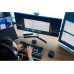 Kensington MK7500F QuietType Pro keyboard Home/Office USB + RF Wireless + Bluetooth QWERTY US English Aluminium, Black