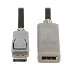 Tripp Lite DisplayPort Extension Cable with Active Repeater and Latching Connector (M/F), 4K 60 Hz, HDR, 4:4:4, HDCP 2.2, 10 ft. (3.1 m), TAA
