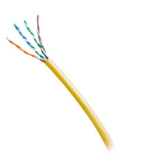 C2G 1000ft (304.8m) TAA-Complaint Cat6 Bulk Unshielded (UTP) Ethernet Network Cable with Solid Conductors-Riser CMR-Rated - Yellow
