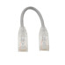 Tripp Lite N201-S6N-GY Cat6 Gigabit Snagless Slim UTP Ethernet Cable (RJ45 M/M), PoE, Gray, 6-in. (15.24 cm)