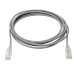 Tripp Lite N201-S15-GY Cat6 Gigabit Snagless Slim UTP Ethernet Cable (RJ45 M/M), PoE, Gray, 15 ft. (4.57 m)