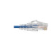 Tripp Lite N201-S07-BL Cat6 Gigabit Snagless Slim UTP Ethernet Cable (RJ45 M/M), PoE, Blue, 7 ft. (2.13 m)