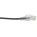 Tripp Lite N201-S05-BK Cat6 Gigabit Snagless Slim UTP Ethernet Cable (RJ45 M/M), PoE, Black, 5 ft. (1.52 m)