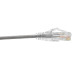 Tripp Lite N201-S01-GY Cat6 Gigabit Snagless Slim UTP Ethernet Cable (RJ45 M/M), PoE, Gray, 1 ft. (0.31 m)