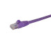 StarTech.com 100ft CAT6 Ethernet Cable - Purple CAT 6 Gigabit Ethernet Wire -650MHz 100W PoE RJ45 UTP Network/Patch Cord Snagless w/Strain Relief Fluke Tested/Wiring is UL Certified/TIA