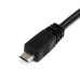 StarTech.com 1 ft USB Y Cable for External Hard Drive - Dual USB A to Micro B
