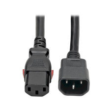 Tripp Lite P005-L06 Heavy-Duty PDU Power Cord, Locking C13 to C14 - 15A, 250V, 14 AWG, 6 ft. (1.83 m)