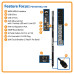 Tripp Lite 10kW 3-Phase PDU, Vertical, Switched, 0U, 24 IEC C13, 6 IEC C19 to L21-30P - 6 ft. Cord, LX Platform, TAA