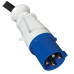 Tripp Lite 16.2kW 3-Phase Switched PDU - 6 C13 & 12 C19 Outlets, IEC 309 60A Blue, 0U, Outlet Monitoring, TAA