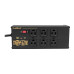 Tripp Lite Isobar 6-Outlet Surge Protector - 10 ft. Cord, Right-Angle Plug, 3840 Joules, 2 USB Ports, Metal Housing