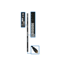 Tripp Lite 6.7kW 3-Phase Switched PDU - LX Platform, 24 C13 & 6 C19 Outlets, L21-20P, 0U, Outlet Monitoring, TAA