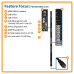 Tripp Lite 6.7kW 3-Phase Switched PDU - LX Platform, 24 C13 & 6 C19 Outlets, L21-20P, 0U, Outlet Monitoring, TAA