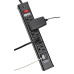 Tripp Lite 5-Outlet Surge Protector with 2 USB Ports (3.4A Shared) - 6 ft. Cord, 450 Joules, Metal Housing