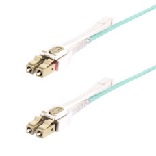 StarTech.com 450FBLCLC3PP fibre optic cable 3 m LC LOMM OM4 Aqua colour