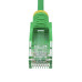 StarTech.com 1ft Green Slim CAT6 Ethernet Cable, Snagless, 100W PoE, UTP, LSZH, 28AWG Bare Copper Wire, Slim RJ45 Network Patch Cord w/Strain Reliefs, Fluke Tested