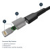 StarTech.com 3 foot (1m) Durable Black USB-A to Lightning Cable - Heavy Duty Rugged Aramid Fiber USB Type A to Lightning Charger/Sync Power Cord - Apple MFi Certified iPad/iPhone 12