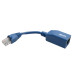 Tripp Lite N034-05N-BL Cisco Console Rollover Cable Adapter (RJ45 M/F) - Blue, 5 in.