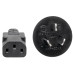 Tripp Lite P055-010-CHN1 China Computer Power Cord, GB 15934-2008 to C13 - 10A, 250V, 17 AWG, 10 ft. (3.05 m), Black