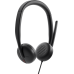 DELL WH3024 Headset Wired Head-band Calls/Music USB Type-C Black