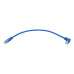 Tripp Lite Left-Angle Cat6 Gigabit Molded UTP Ethernet Patch Cable (RJ45 Left-Angle M to RJ45 M), Blue, 0.31 m