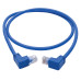 Tripp Lite N204-003-BL-UD Up/Down-Angle Cat6 Gigabit Molded UTP Ethernet Cable (RJ45 Up-Angle M to RJ45 Down-Angle M), Blue, 3 ft. (0.91 m)