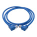 Tripp Lite N204-004-BL-UD Up/Down-Angle Cat6 Gigabit Molded UTP Ethernet Cable (RJ45 Up-Angle M to RJ45 Down-Angle M), Blue, 4 ft. (1.22 m)