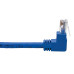 Tripp Lite N204-005-BL-UD Up/Down-Angle Cat6 Gigabit Molded UTP Ethernet Cable (RJ45 Up-Angle M to RJ45 Down-Angle M), Blue, 5 ft. (1.52 m)