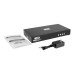 Tripp Lite Secure KVM Switch, DVI to DVI - 4-Port, NIAP PP3.0 Certified, Audio, Single Monitor, TAA