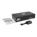 Tripp Lite Secure KVM Switch, HDMI to DisplayPort, Dual Monitor - 4-Port, 4K, NIAP PP3.0 Certified, Audio, CAC, TAA