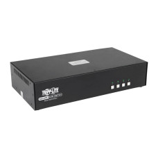 Tripp Lite Secure KVM Switch, Dual Monitor, DisplayPort to DisplayPort - 4-Port, 4K, NIAP PP3.0, Audio, CAC, TAA