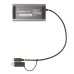 StarTech.com USB-C to Dual-HDMI Adapter - USB-C or A to 2x HDMI - 4K 60Hz - 100W Power Delivery Pass-Through - 1ft (30cm) Built-in Cable - USB to HDMI Multi-Monitor Converter for Laptop