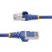 StarTech.com 10ft Blue CAT8 Ethernet Cable, Snagless RJ45, 25G/40G, 2000MHz, 100W PoE++, S/FTP, 26AWG Pure Bare Copper Wire, LSZH, Shielded Network Patch Cord w/Strain Reliefs, Fluke Channel Tested
