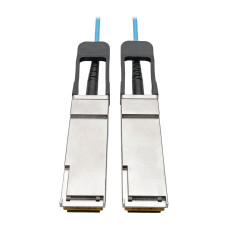 Tripp Lite N28F-20M-AQ QSFP+ to QSFP+ Active Optical Cable - 40Gb, AOC, M/M, Aqua, 20M (65.61 ft.)