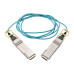 Tripp Lite N28H-01M-AQ QSFP28 to QSFP28 Active Optical Cable - 100GbE, AOC, M/M, Aqua, 1M (3.28 ft.)
