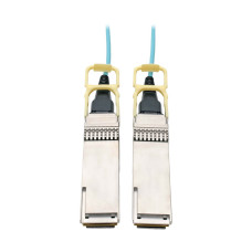 Tripp Lite N28H-01M-AQ QSFP28 to QSFP28 Active Optical Cable - 100GbE, AOC, M/M, Aqua, 1M (3.28 ft.)