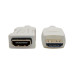 Tripp Lite P569-015-2B-MF High-Speed HDMI Extension Cable (M/F) - 4K 60 Hz, HDR, 4:4:4, Gripping Connector, 15 ft.