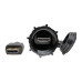Tripp Lite P569-010-IND High-Speed HDMI Cable (M/M) - 4K 60 Hz, HDR, Industrial, IP68, Hooded Connector, Black, 10 ft.